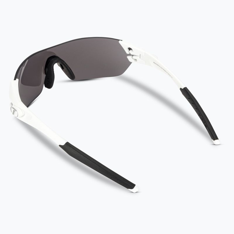 Tifosi Slice matte weiß/Rauch/ac rot/klar Fahrradbrille 3
