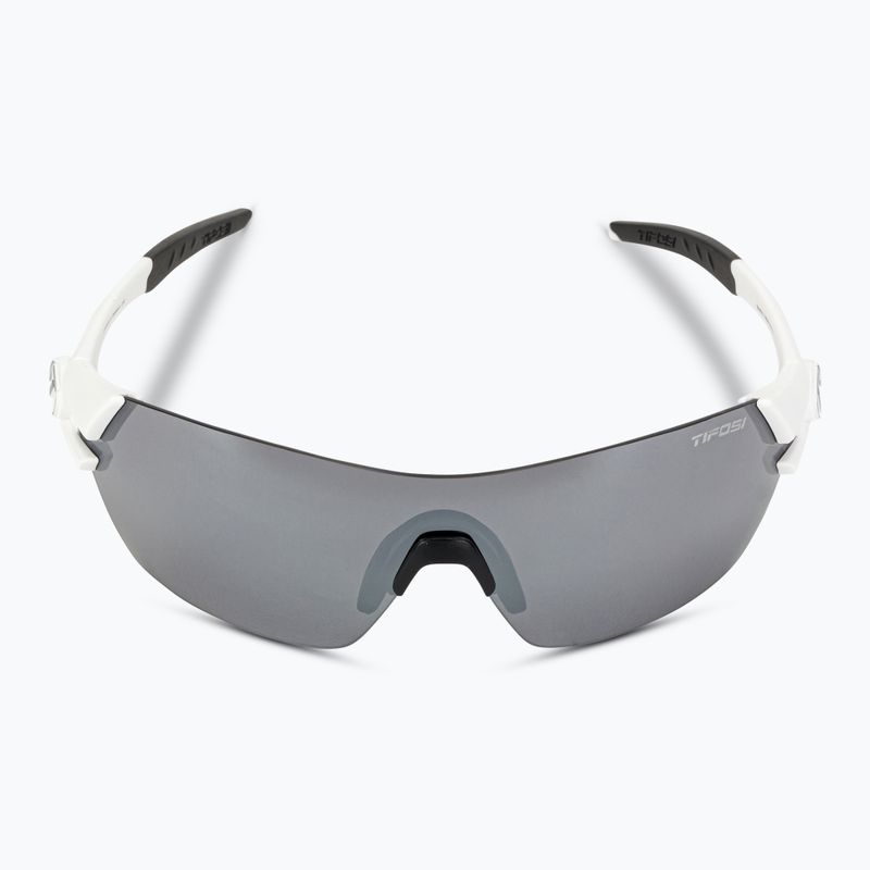 Tifosi Slice matte weiß/Rauch/ac rot/klar Fahrradbrille 4