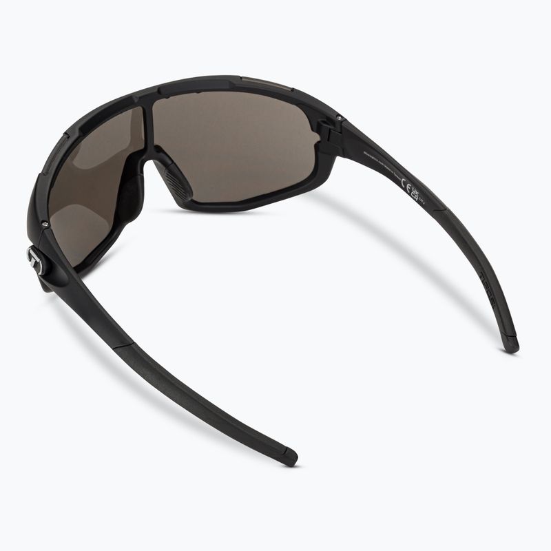 Tifosi Sledge matt schwarz/rauch/ac rot/klar Fahrradbrille 2