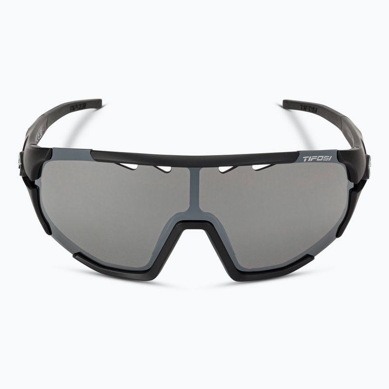 Tifosi Sledge matt schwarz/rauch/ac rot/klar Fahrradbrille 3