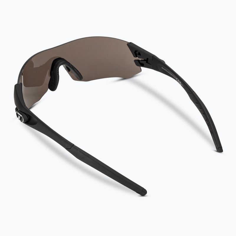 Tifosi Tsali matt schwarz/rauch/ac rot/klar Fahrradbrille 3