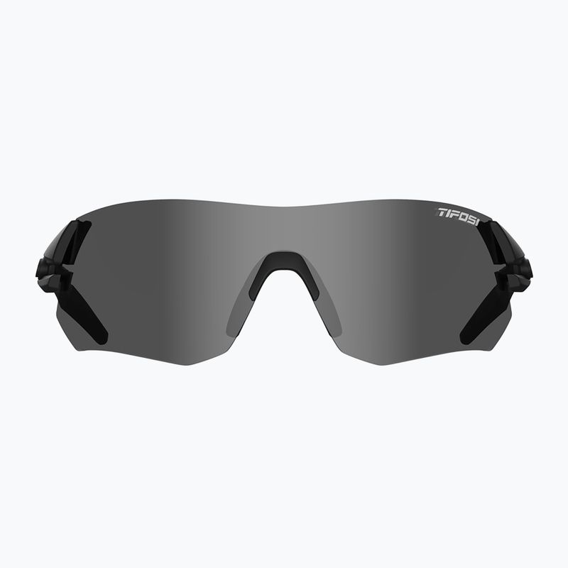 Tifosi Tsali matt schwarz/rauch/ac rot/klar Fahrradbrille 8