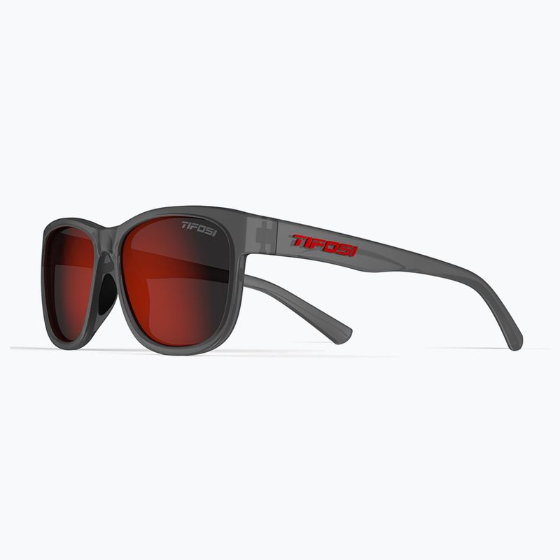 Tifosi Swank XL satinierte Sonnenbrille vapor/rauchrot 3