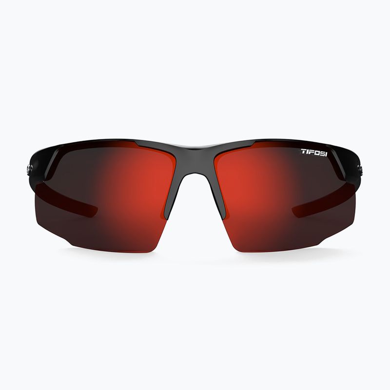 Tifosi Centus glänzend schwarz/rauchrot Sonnenbrille 2