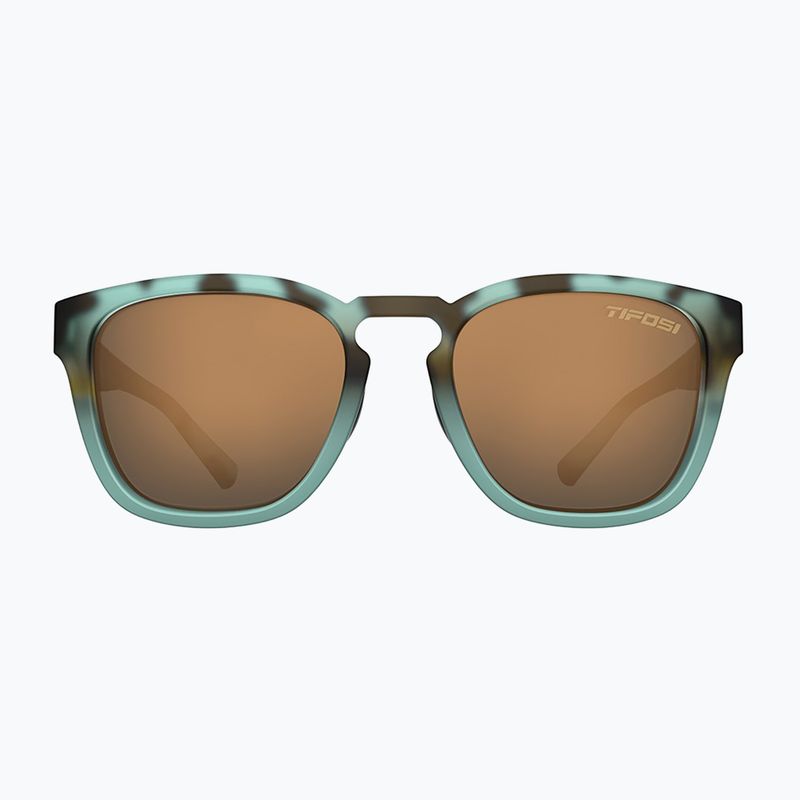 Tifosi Smirk Sonnenbrille matt blau schildpatt/braun 2