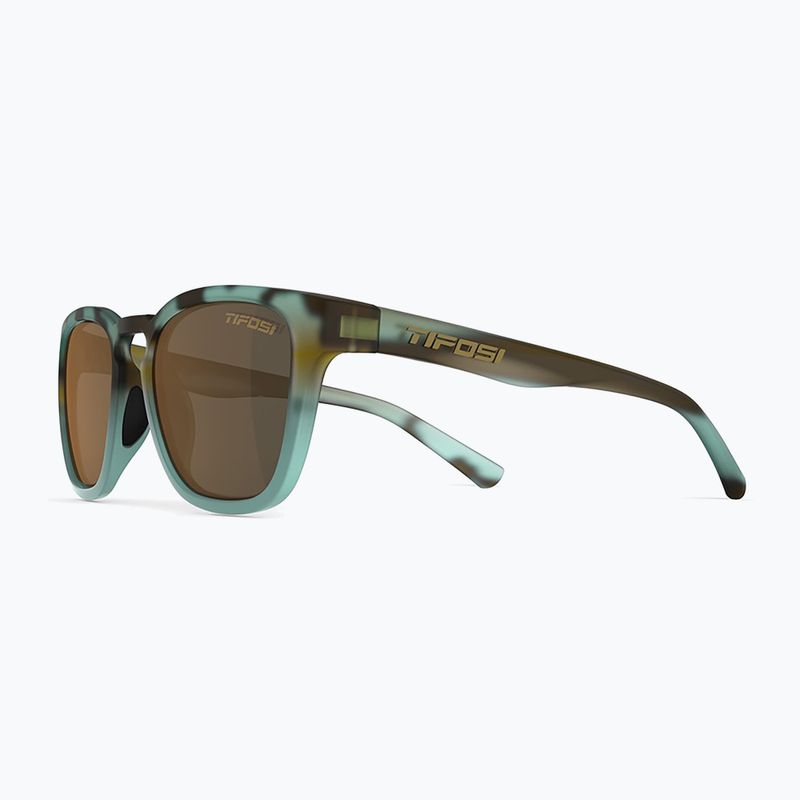 Tifosi Smirk Sonnenbrille matt blau schildpatt/braun 3