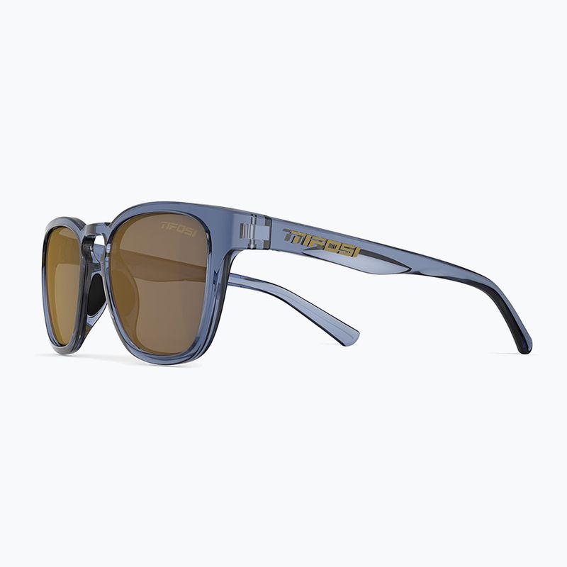 Tifosi Smirk Kristall-Sonnenbrille aus Denim/Goldspiegel 3