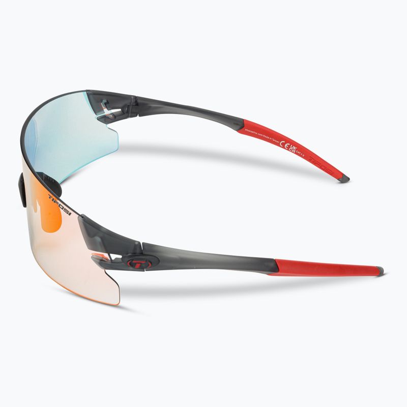Tifosi Rail Xc Clarion Fototec satin vapor/clarion red photochromic Fahrradbrille 4