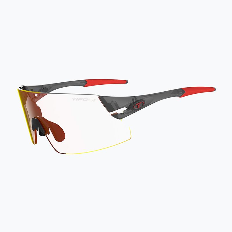 Tifosi Rail Xc Clarion Fototec satin vapor/clarion red photochromic Fahrradbrille 5