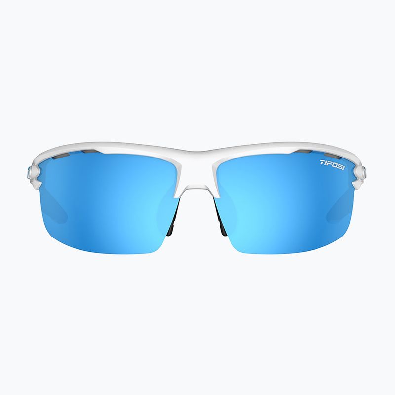 Tifosi Rivet matte Sonnenbrille weiß/clarion blau/ac rot/klar 2
