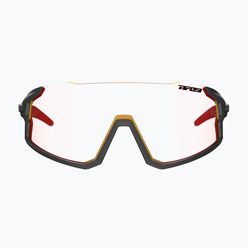 Tifosi Stash Clarion Fototec matte Sonnenbrille mit phototropen Gläsern (gunmetal/clarion red) 2