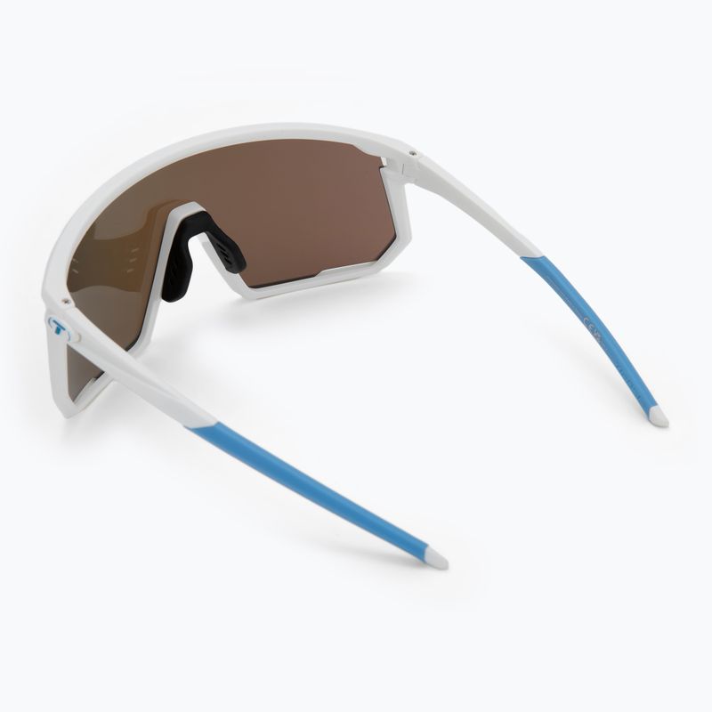 Sonnenbrille Tifosi Moab Clarion matte white/clarion blue/ac red/clear 2