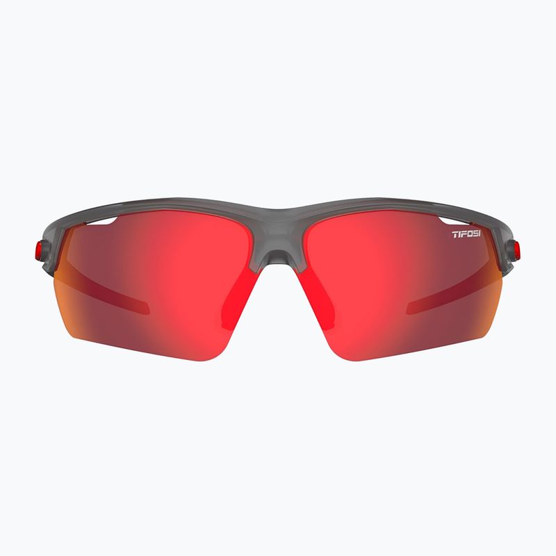 Sonnenbrille Tifosi Navar FC satin vapor/smoke red mirror 2