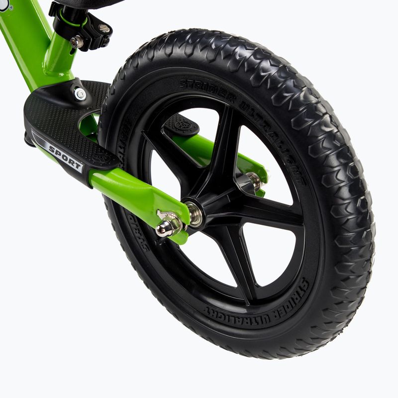 Strider Sport 12" grünes Langlaufrad 6