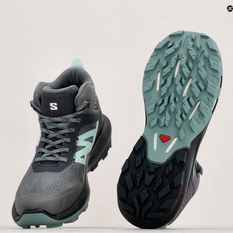 Salomon Outpulse Mid GTX Damen-Trekking-Stiefel ebony/qush/ebony 20
