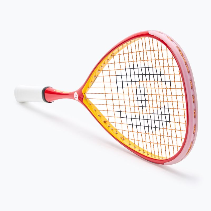 Squashschläger Harrow Reflex 120 red/ yellow/ white 2