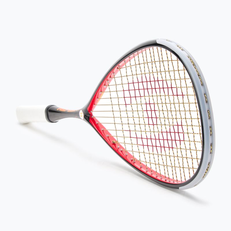 Squashschläger Harrow Reflex 125 Tarek Momen Signature black/ red/ yellow 2
