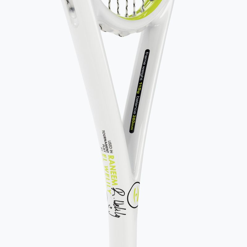 Squashschläger Harrow Vapor 115 Raneem El Welily Signature white/lime 4