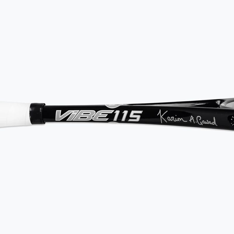 Squashschläger Harrow Vibe 115 Karim Abdel Gawad Signature schwarz/silber 10