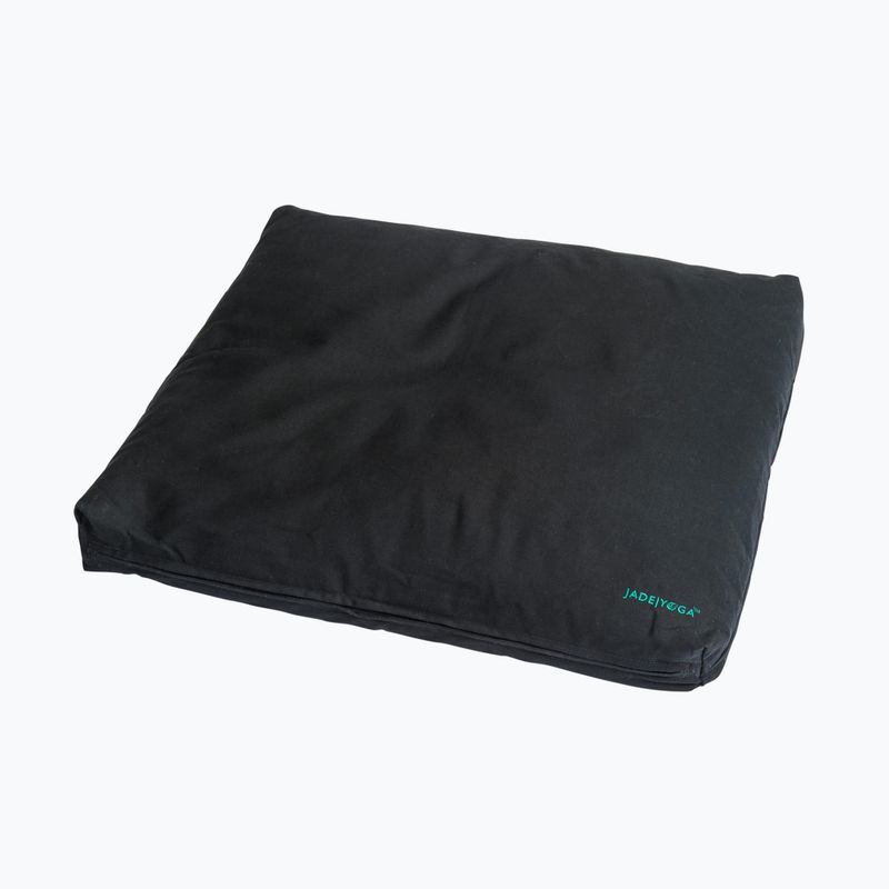 Meditationskissen JadeYoga Organic Cotton Zabuton Meditation Cushion black