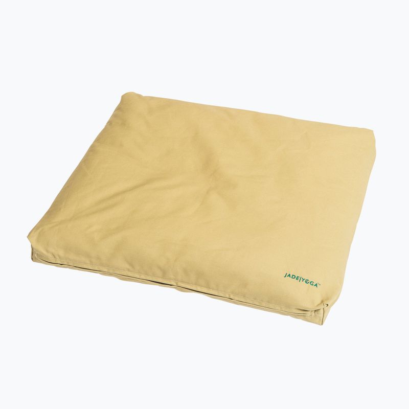 Meditationskissen JadeYoga Organic Cotton Zabuton Meditation Cushion khaki