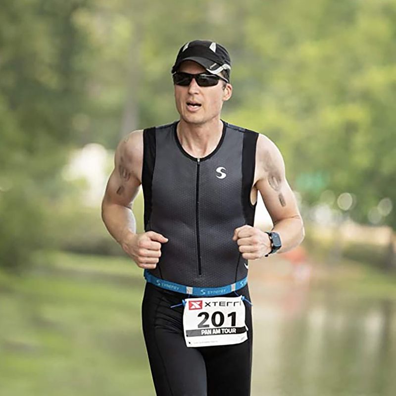 Startnummernband Synergy Race Belt blue 4