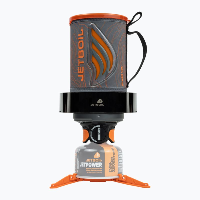 Campingkocher Jetboil New Flash Java Personal Cooking System + Windschutz topo 2