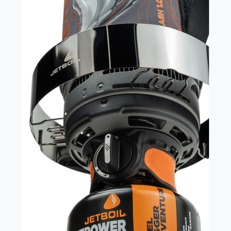 Campingkocher Jetboil New Flash Java Personal Cooking System + Windschutz topo 5