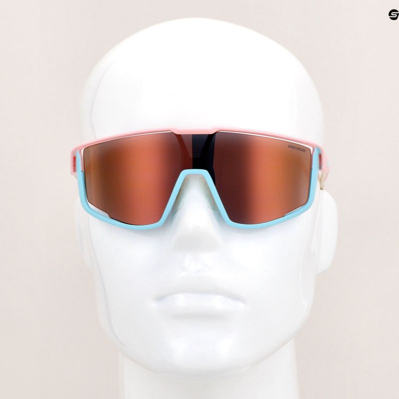 Julbo Fury Spectron 3Cf matt pastellrosa/hellblau Fahrradbrille 9