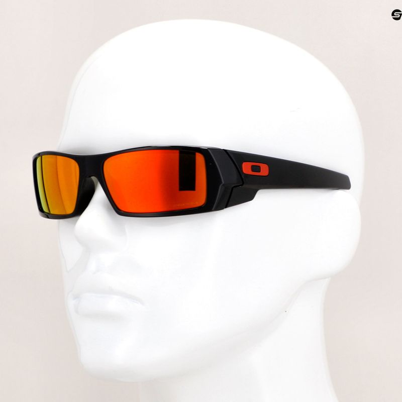 Oakley Gascan Sonnenbrille poliert schwarz/prizm Rubin 14