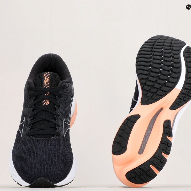 Damen Laufschuhe Mizuno Wave Rider 26 odyssey grau/quicksilver/salmon 12