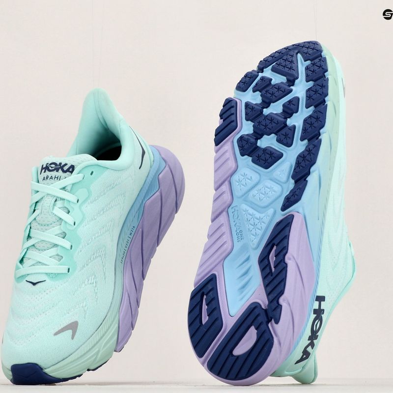 Damen Laufschuhe HOKA Arahi 6 sunlit ocean/lilac mist 21