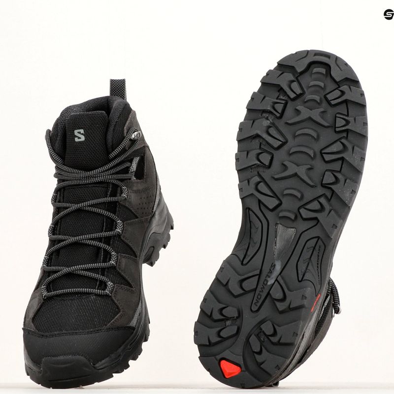 Salomon Quest Rove GTX Herren-Trekkingstiefel schwarz/phantom/magnet 19