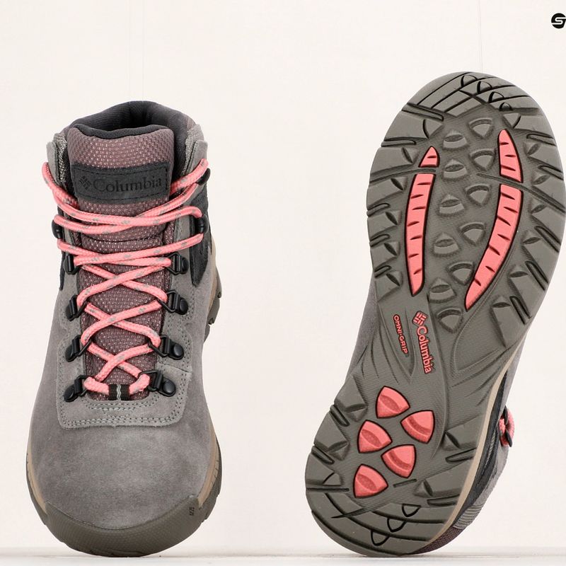 Columbia Newton Ridge Plus WP Amped stratus/canyon rose Damen-Trekkingstiefel 25