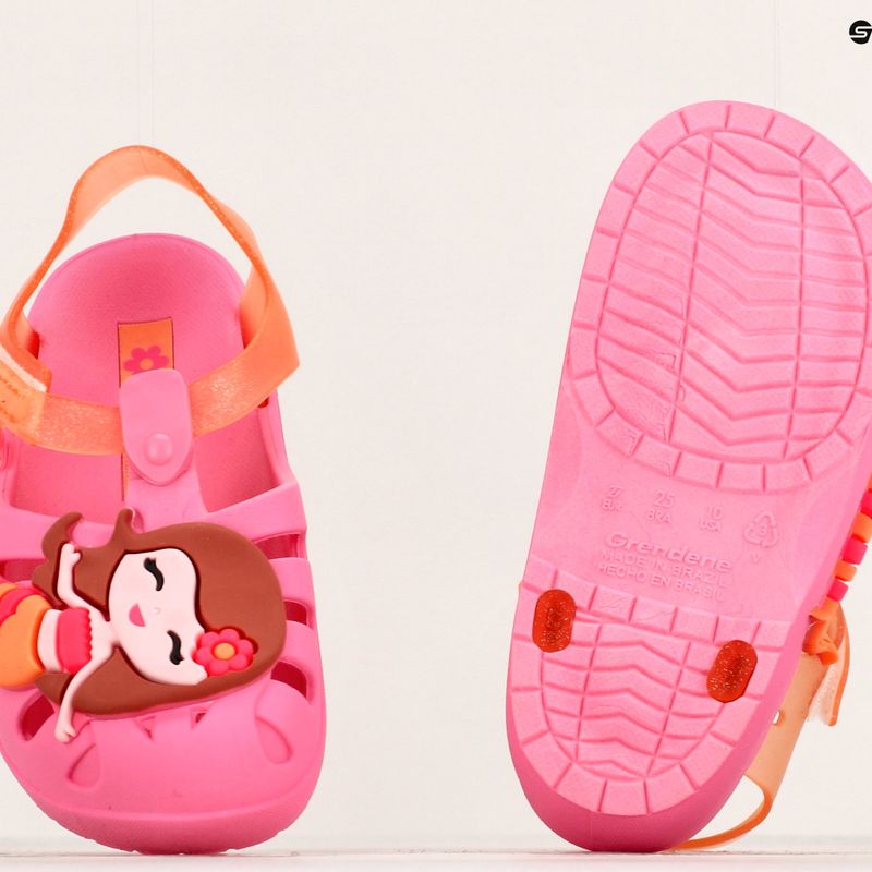 Ipanema Summer VIII rosa/orange Kindersandalen 14
