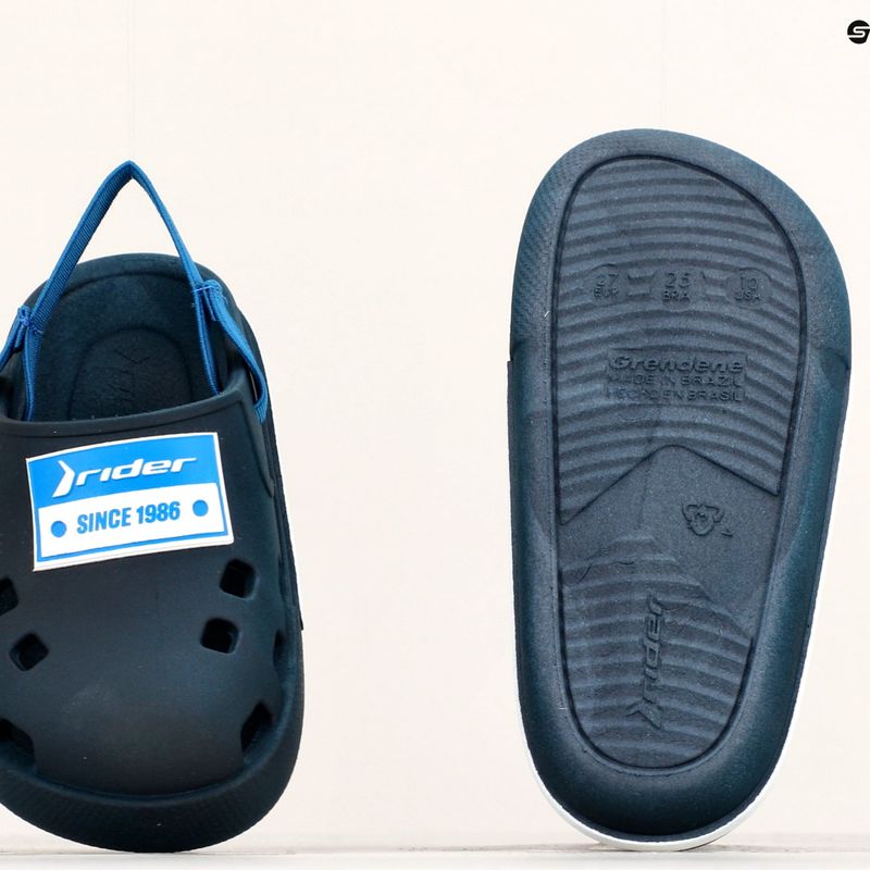 RIDER Drip Babuch Ki blau Kindersandalen 15