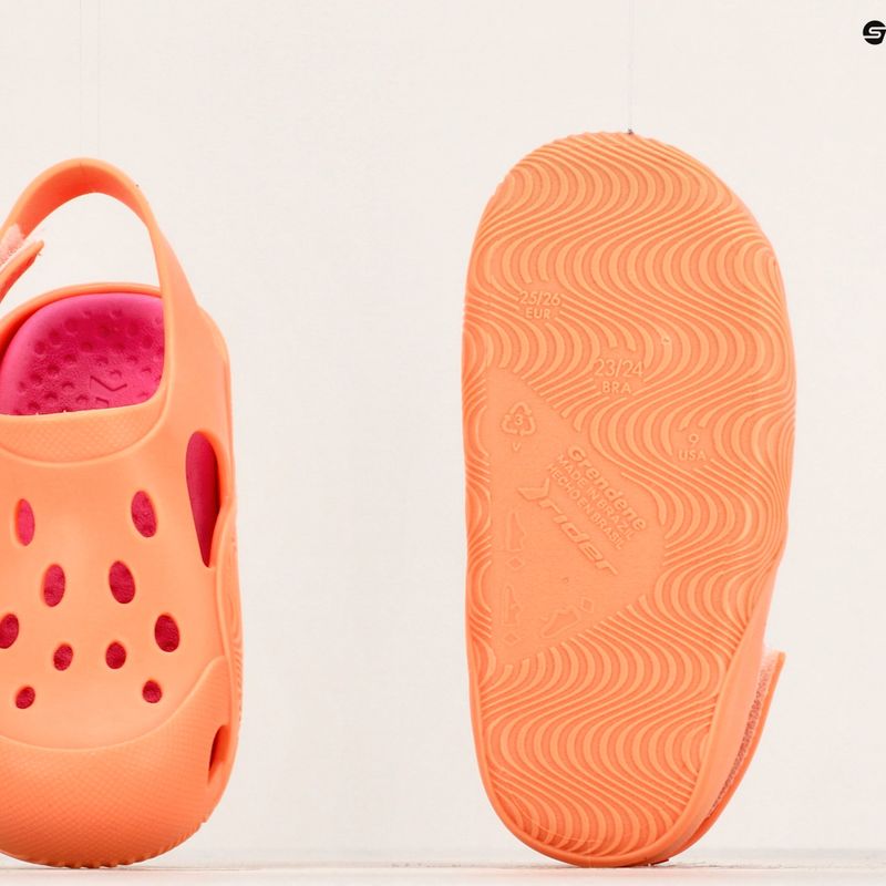RIDER Comfy Baby orange/rosa Sandalen