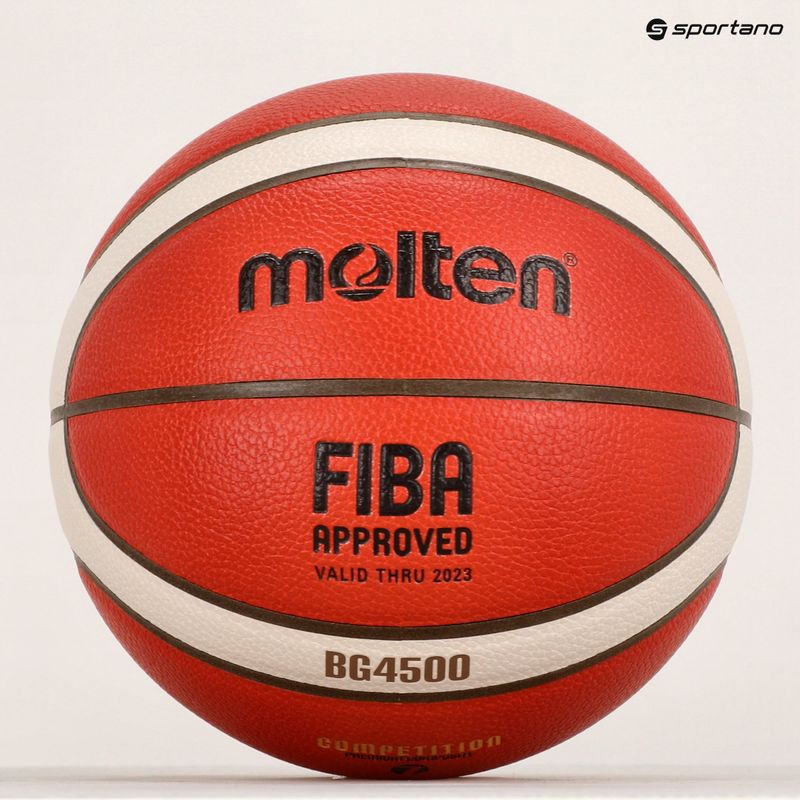 Geschmolzener Basketball orange B7G4500 7