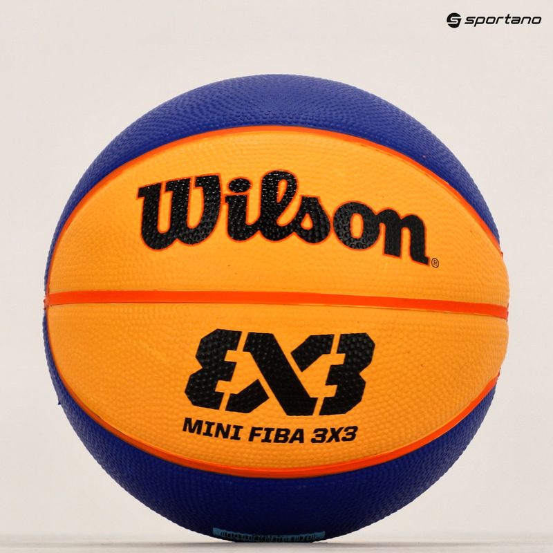 Wilson Fiba 3X3 Mini Rubber Basketball WTB1733XB Größe 3 7