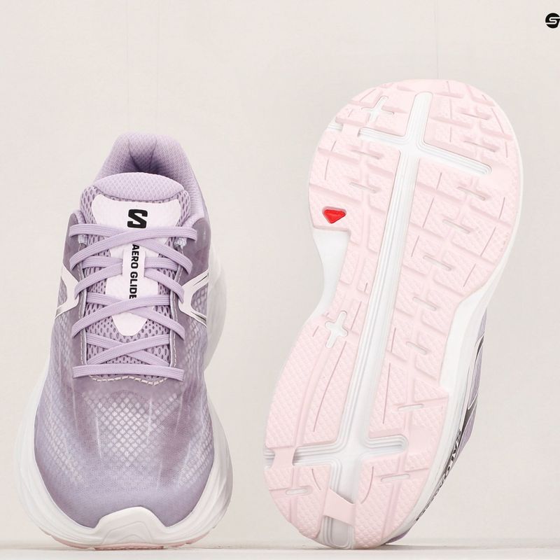 Damen Laufschuhe Salomon Aero Glide orchid bloom/cradle pink/white 19