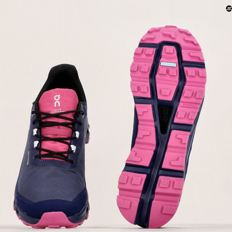 Damen Laufschuhe On Cloudvista Wasserdicht flint/acai 13