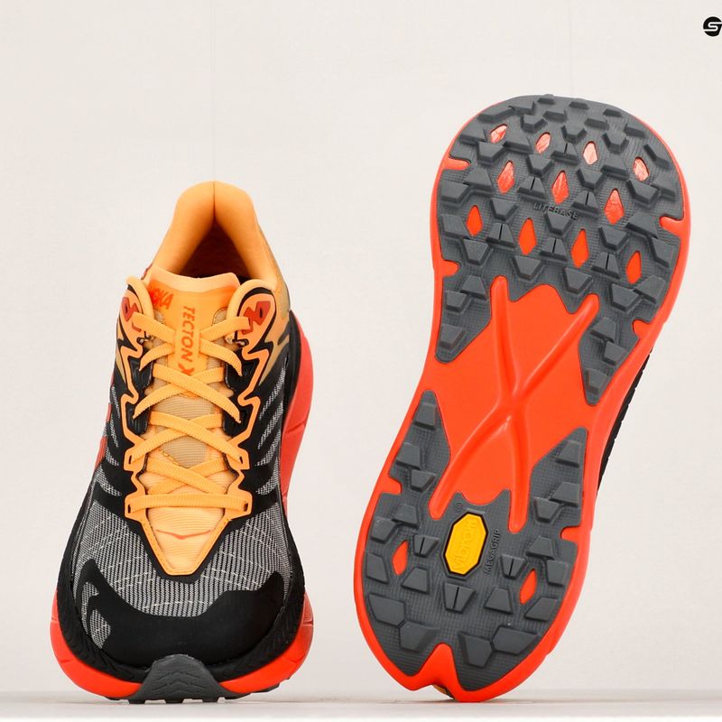 Herren Laufschuhe HOKA Tecton X 2 schwarz/flame 20