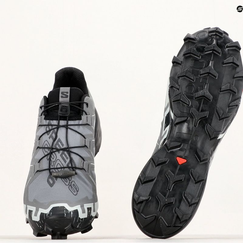 Salomon Speedcross 6 Herren Laufschuhe quiet shade/schwarz/perlblau 15