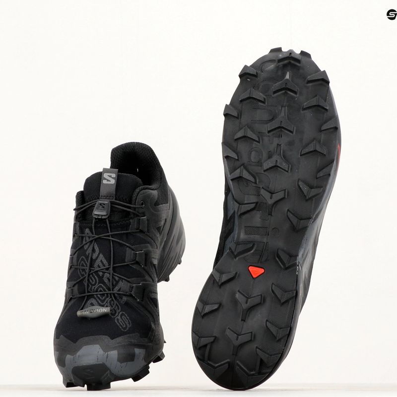 Herren Laufschuhe Salomon Speedcross 6 schwarz/schwarz/phantom 15