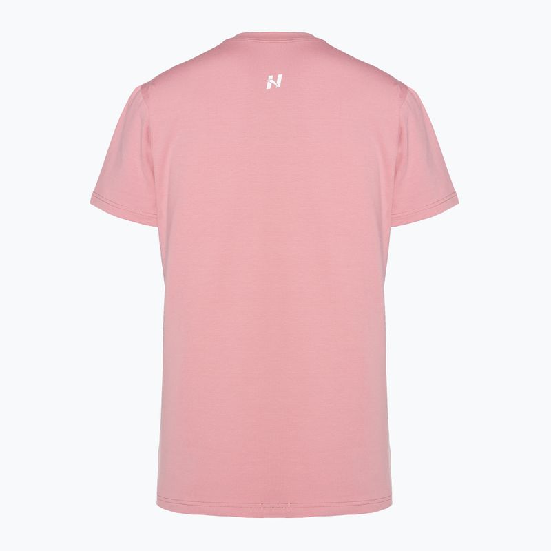 Frauen-Trainings-T-Shirt NEBBIA Invisible Logo altrosa 8
