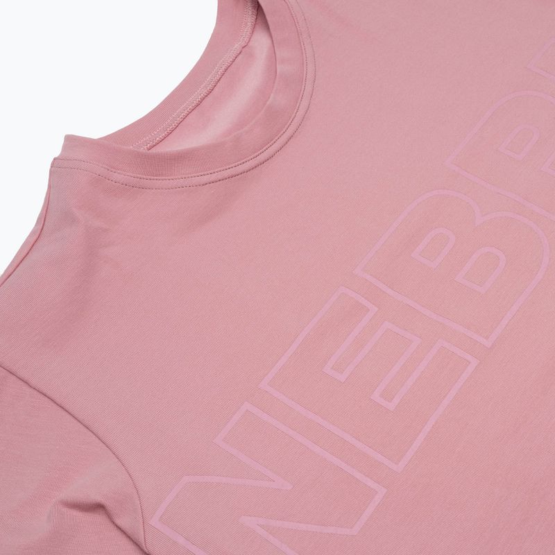 Frauen-Trainings-T-Shirt NEBBIA Invisible Logo altrosa 10