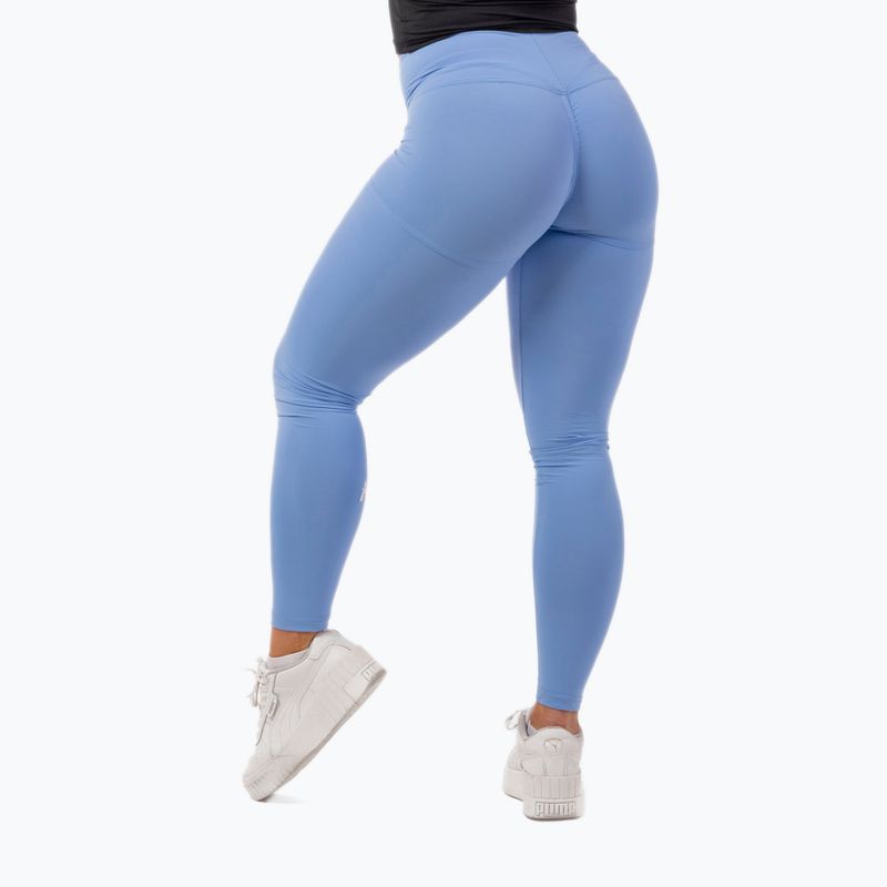 Leggings Damen NEBBIA Active High-Waist Smart Pocket blau 42242 6