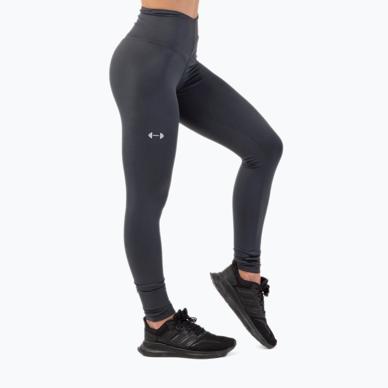 Leggings Damen NEBBIA Classic Performance High-Waist grau 4311