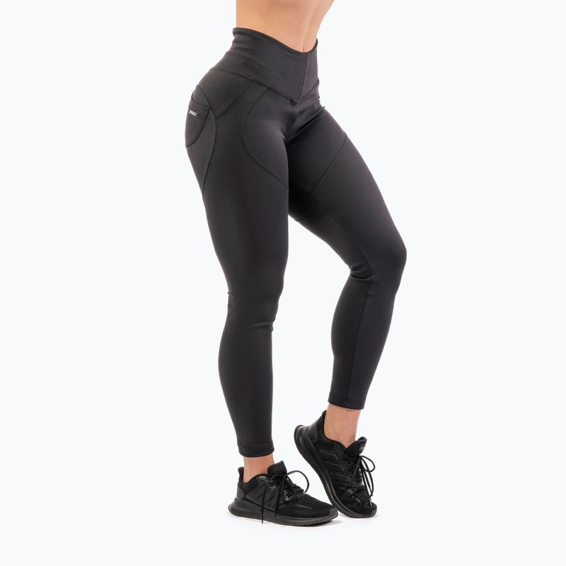 Trainings Leggings Damen NEBBIA Lifting Effect Bubble Butt black