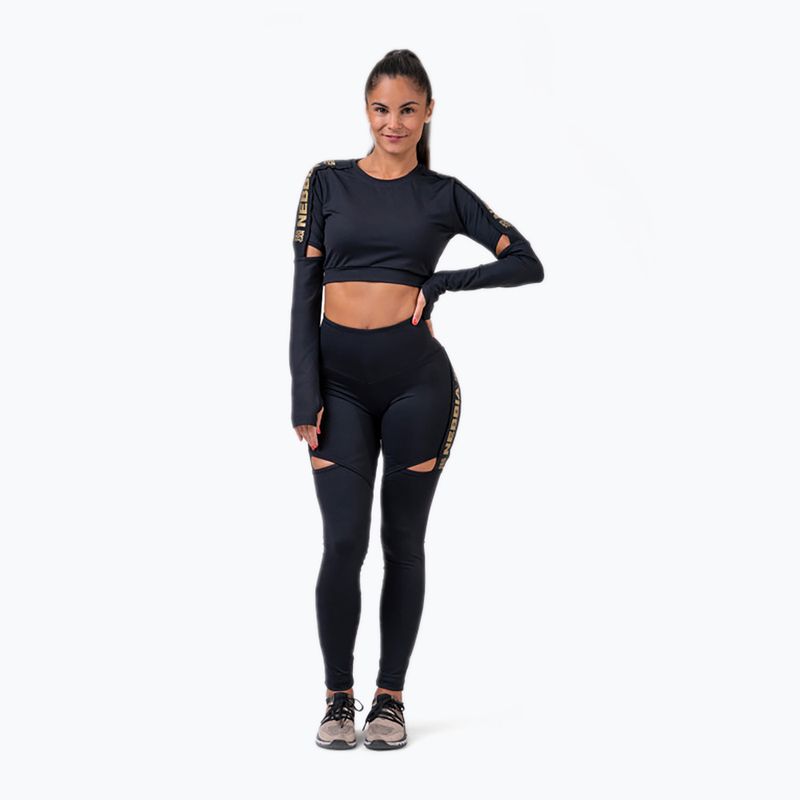 Leggings Damen NEBBIA Honey Bunny schwarz 8211